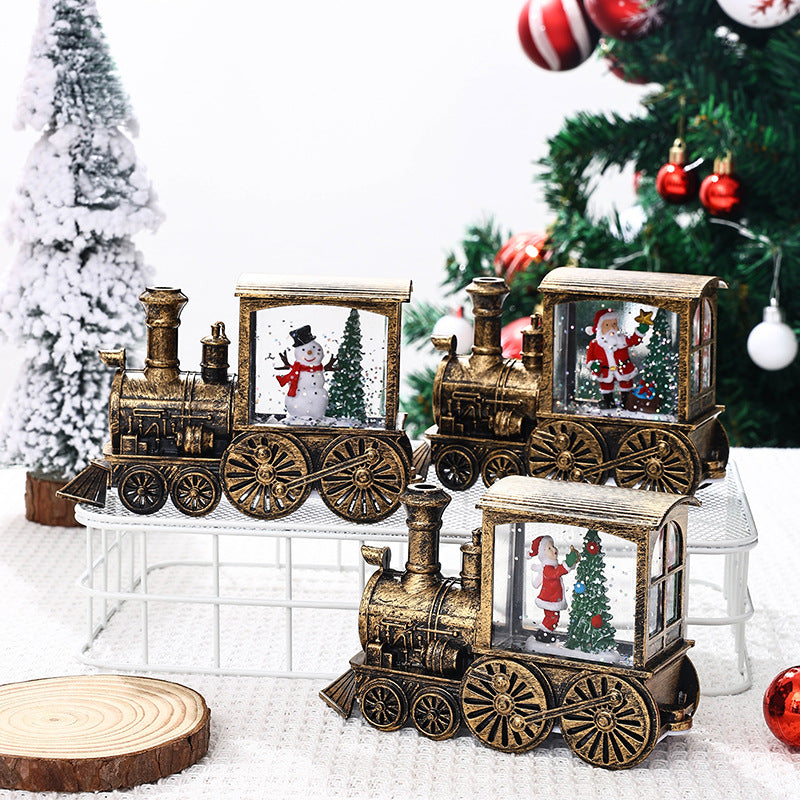 Decorative Snowball Locomotive Yeouu