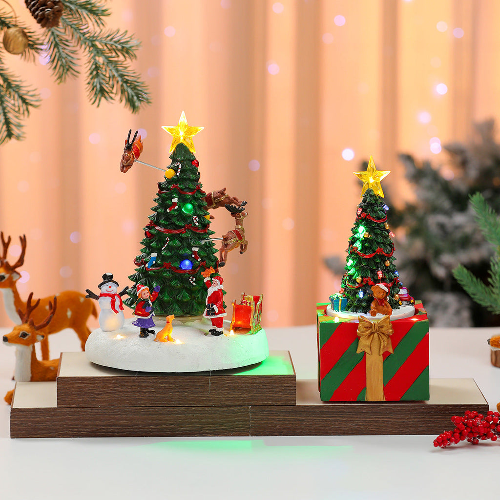 Decorative Christmas Tree Music Box Yeouu