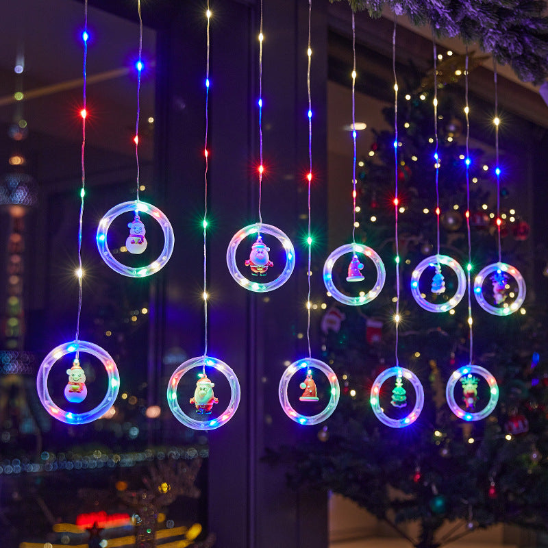 Christmas decorative light stars with snowflakes Yeouu