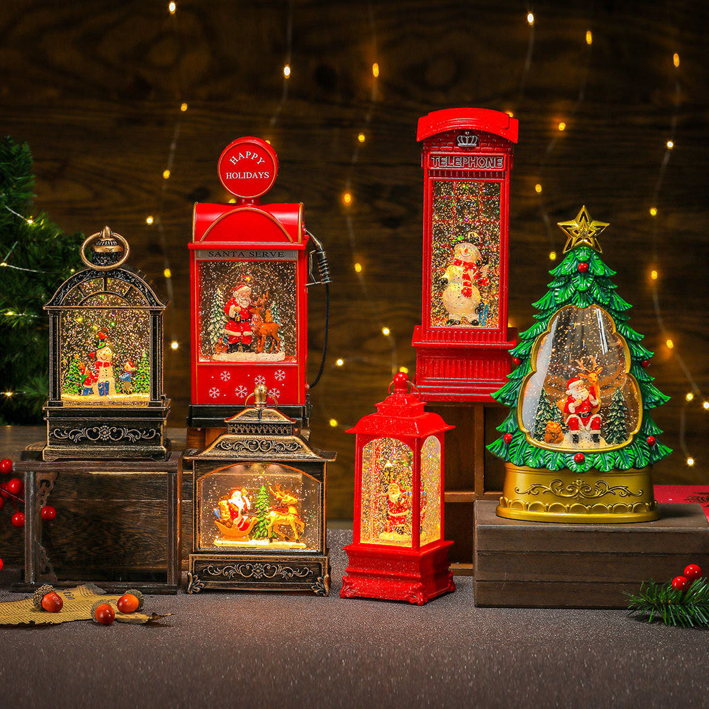 Illuminated Musical Christmas Lantern Yeouu