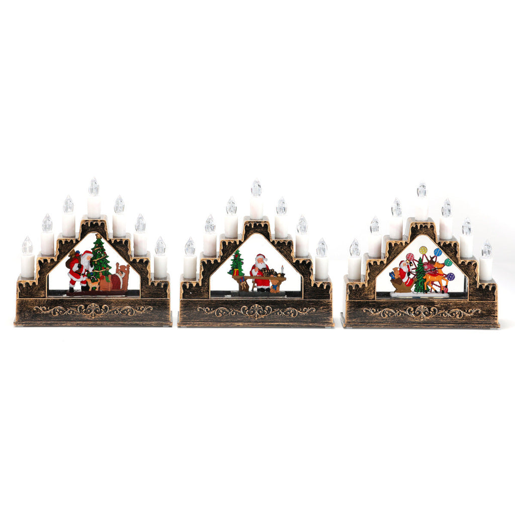 LED Illuminated Christmas Scene Decoration Yeouu