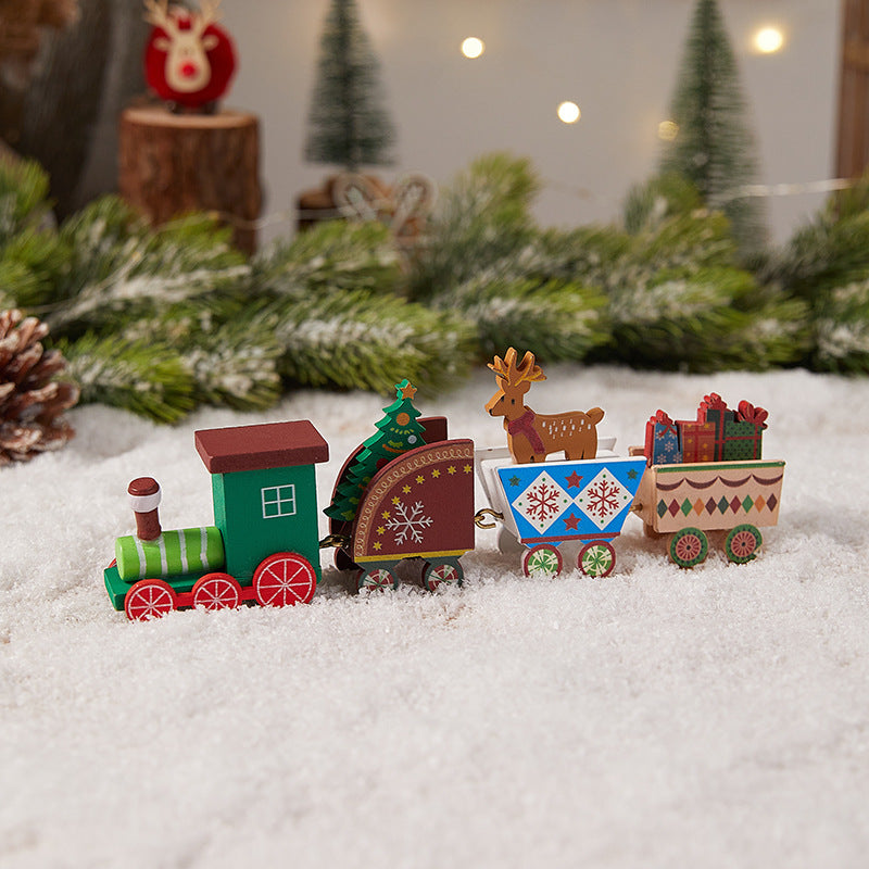 Decorative Christmas Train Set Yeouu