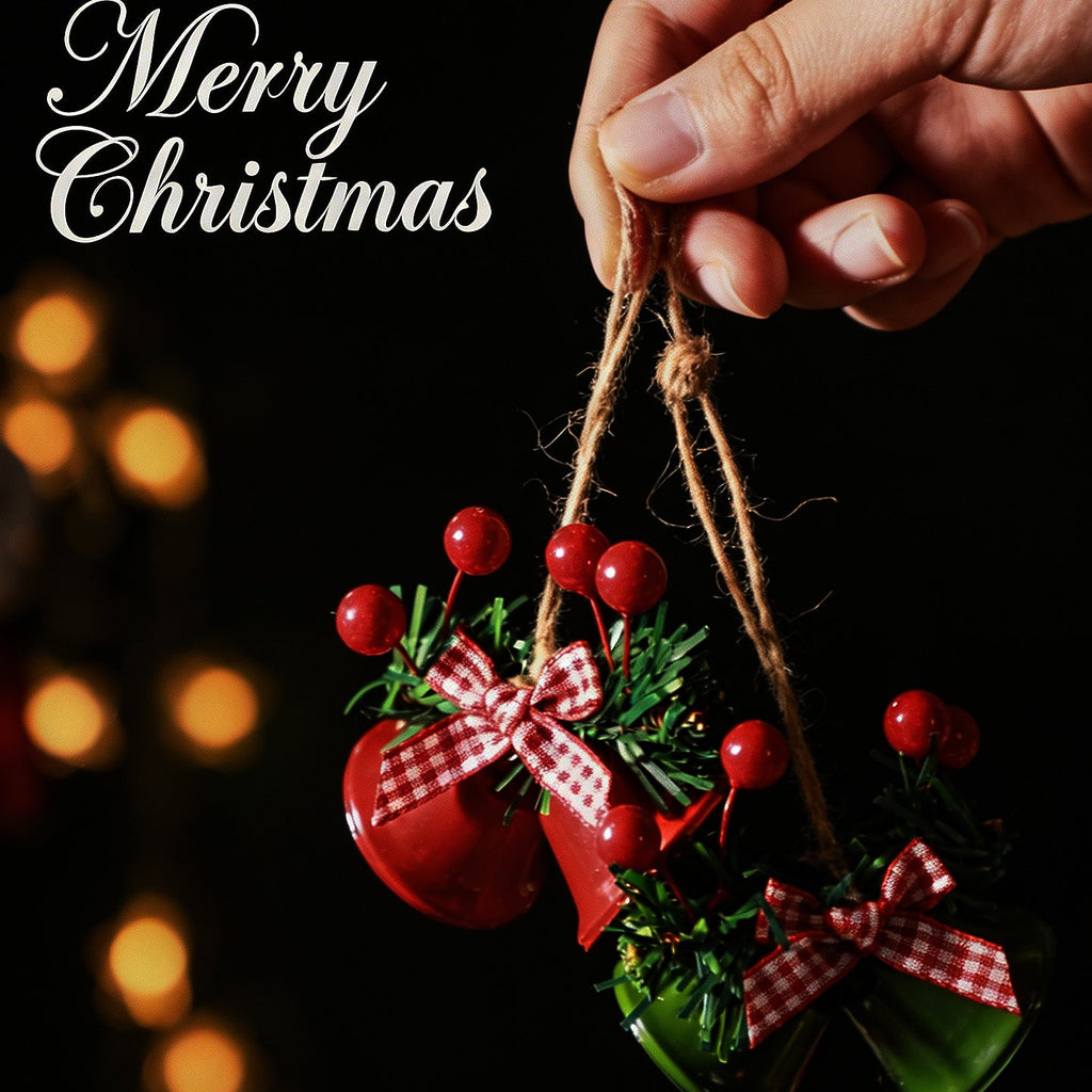 Nostalgic Christmas Bell Decoration Yeouu