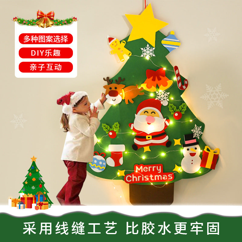 Interactive Felt Christmas Tree Decoration Yeouu