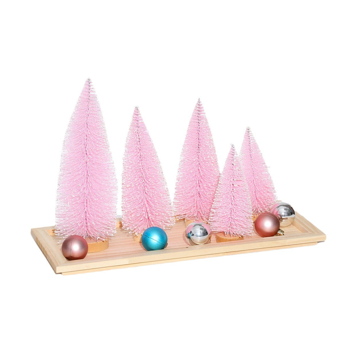 Decorative Miniature Christmas Tree Set Yeouu
