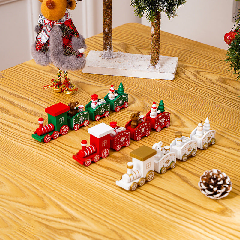 Decorative Christmas Train Set Yeouu