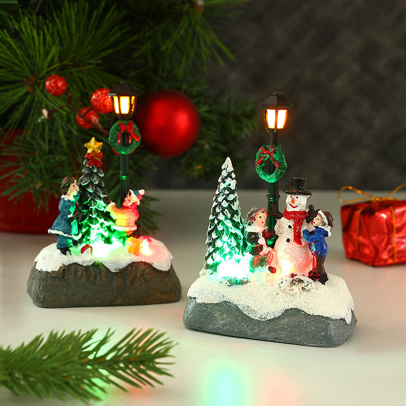 Nostalgic Christmas village scene Yeouu