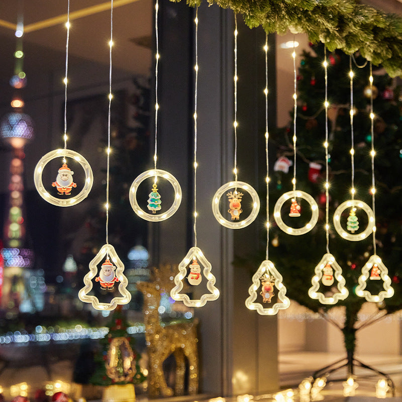 Christmas decorative light stars with snowflakes Yeouu