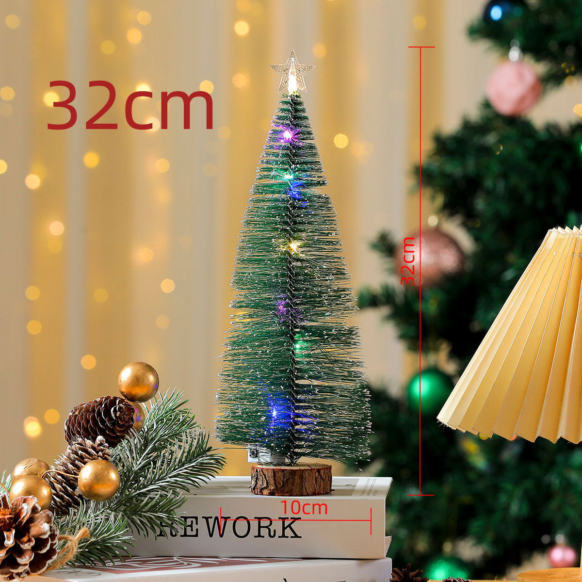 Miniature Christmas Tree Decoration Yeouu