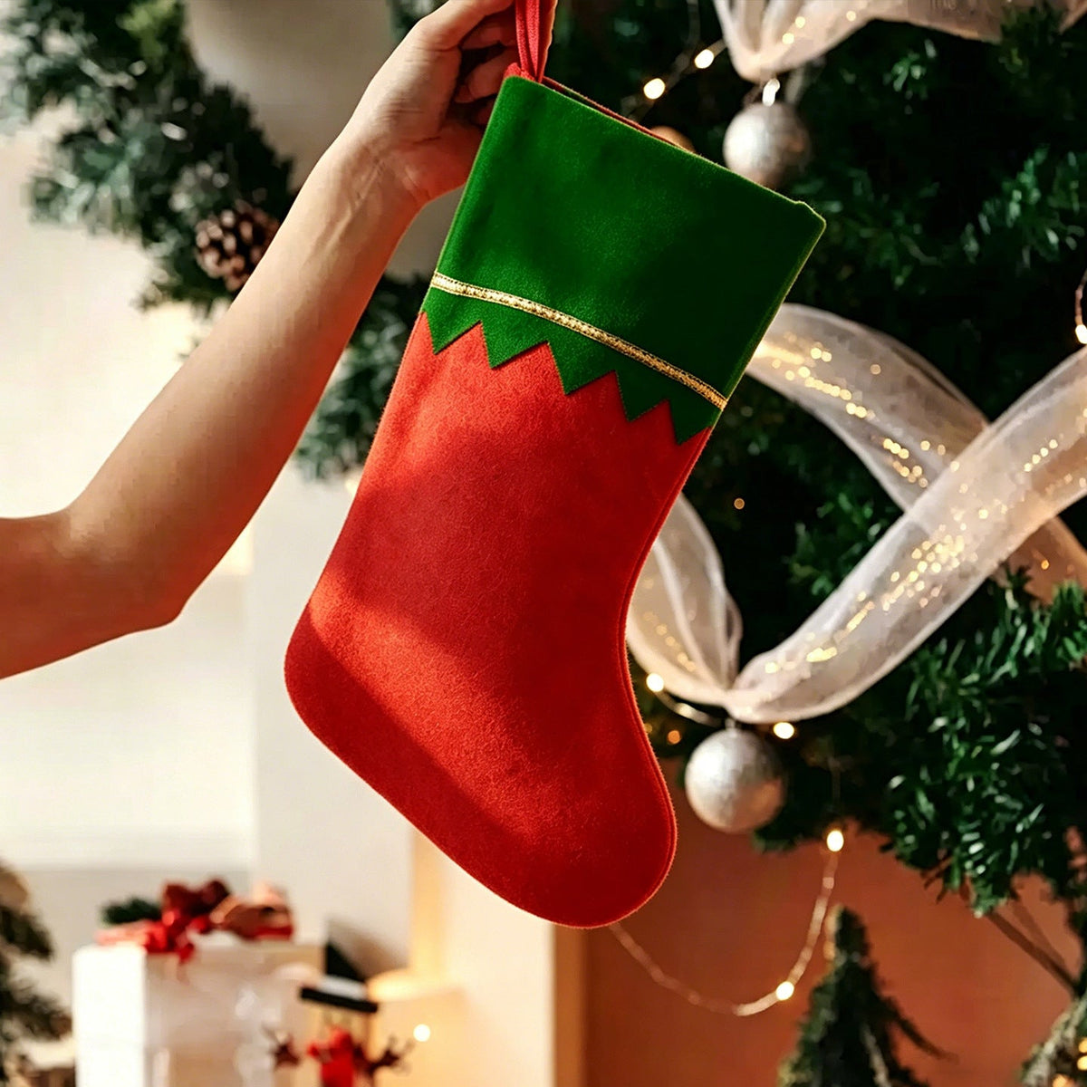 Festive Christmas Stocking Yeouu