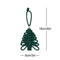 Macrame Christmas Tree Ornament Yeouu