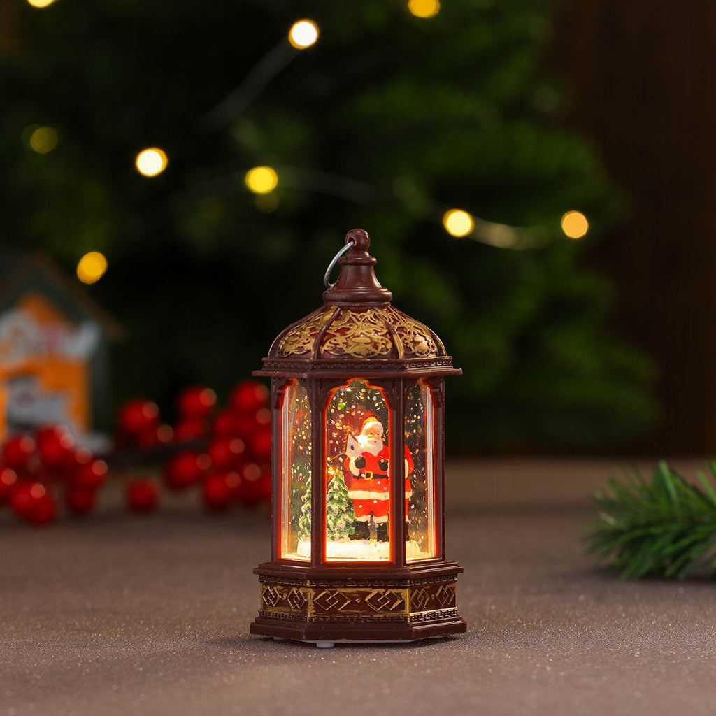 Decorative Light-Up Christmas Telephone Box Yeouu