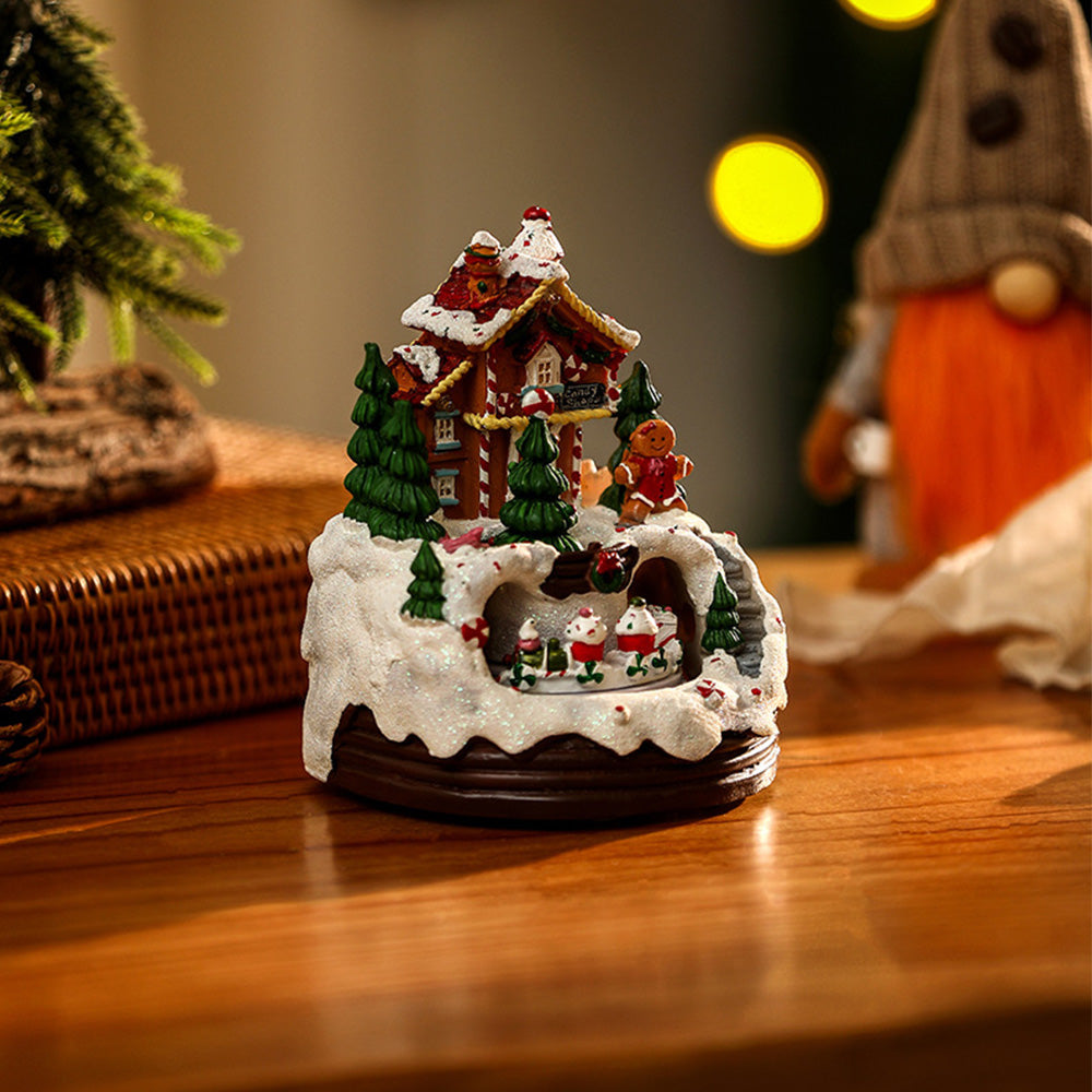 Yeouu | Christmas Ornament with LED Lights and Music