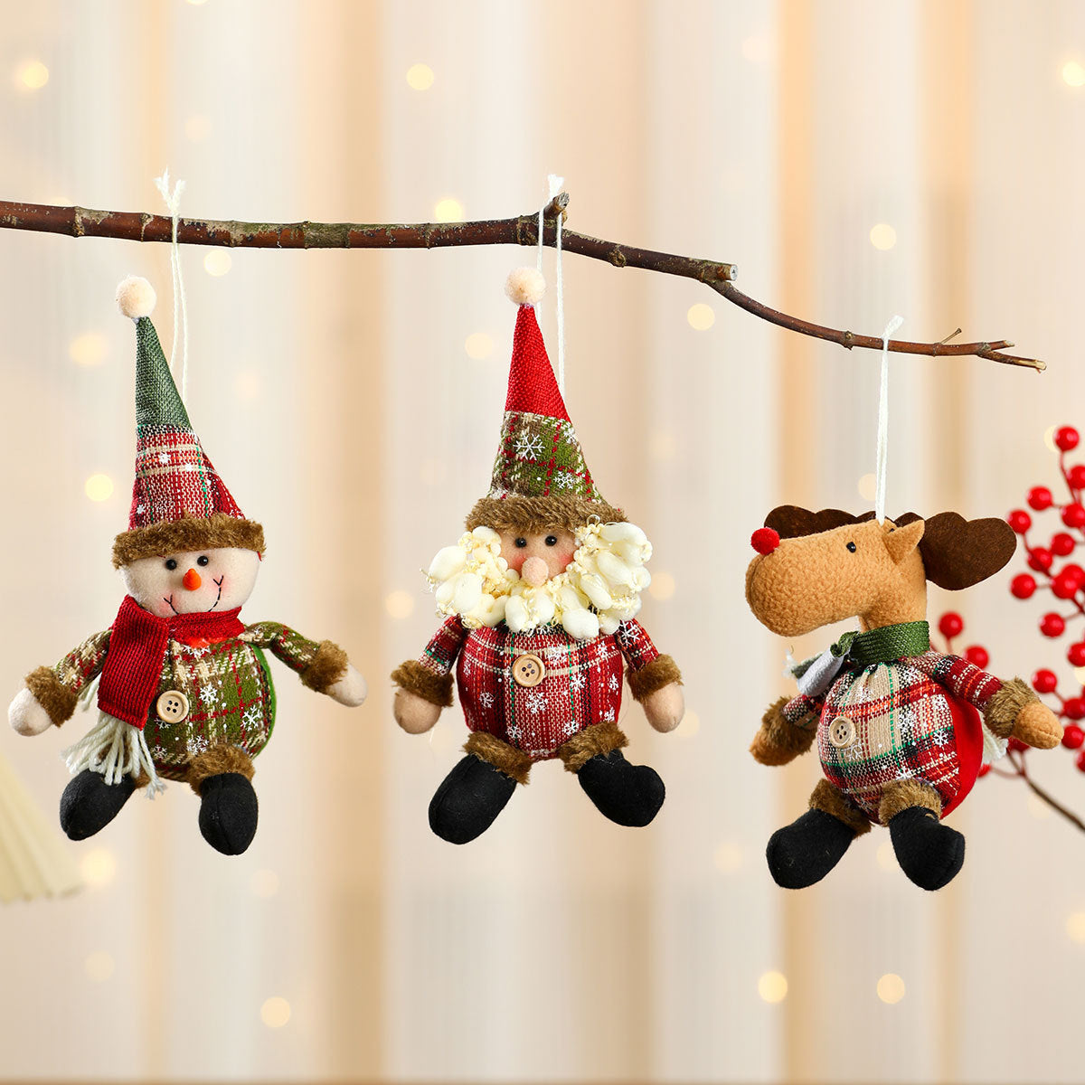 Decorative Santa Hanging Ornament Yeouu