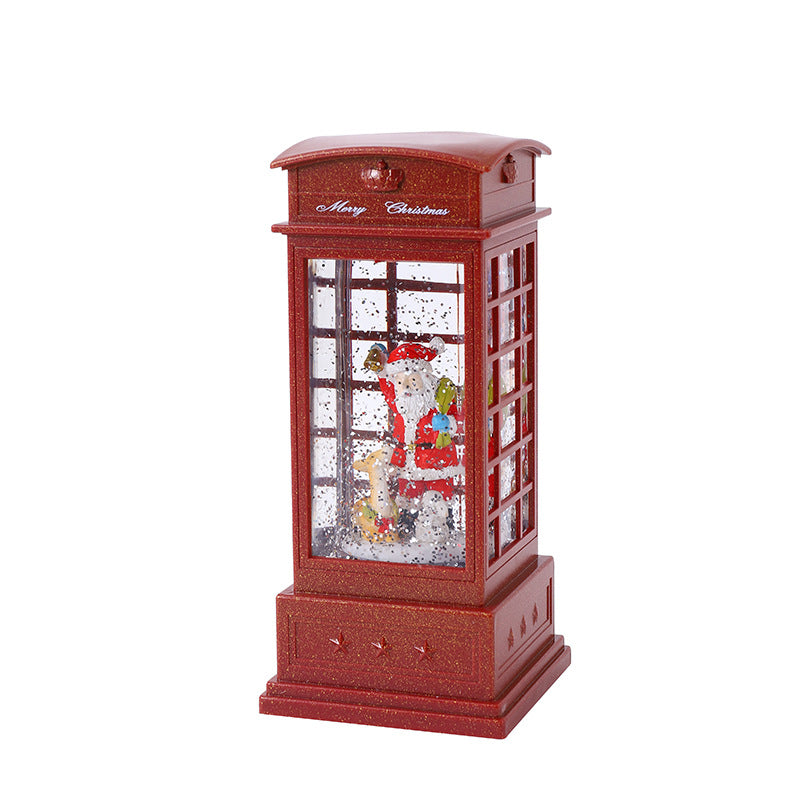 Nostalgic Christmas lantern with snowman motif Yeouu