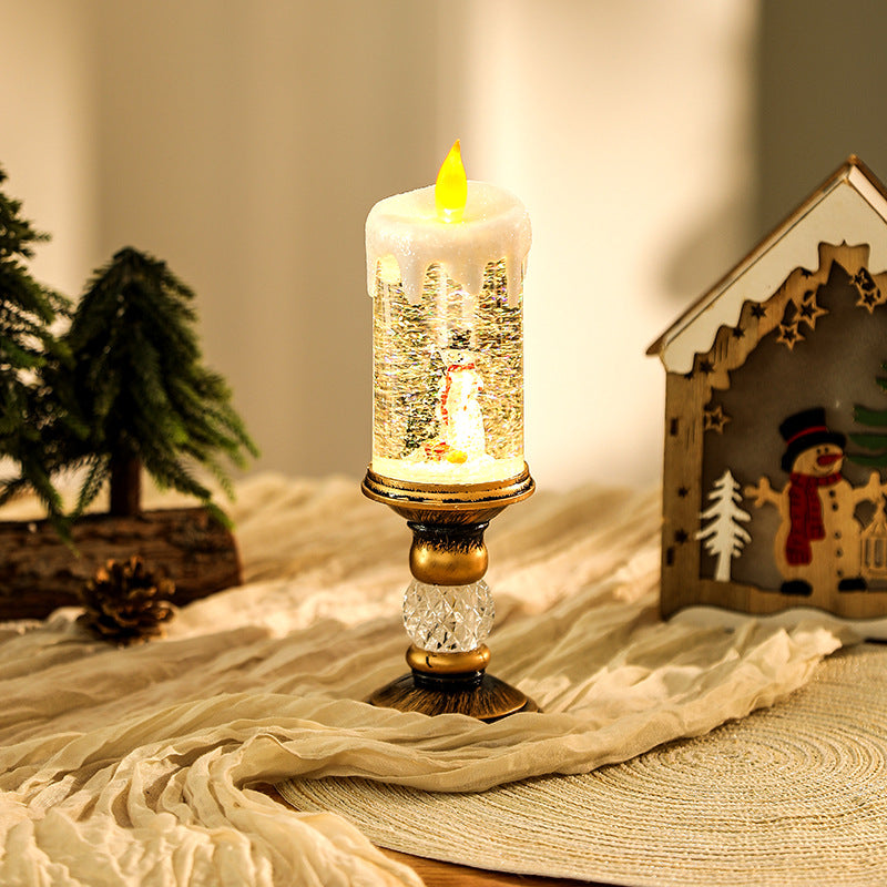 Christmas decoration lantern with snow globe Yeouu