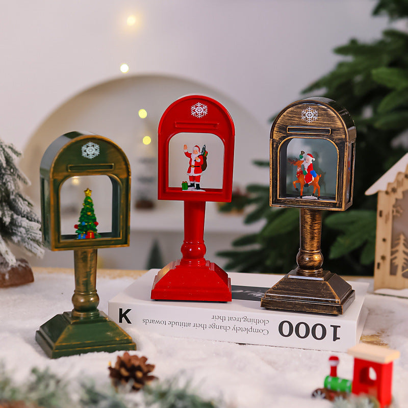 Nostalgic Christmas mailbox decoration Yeouu