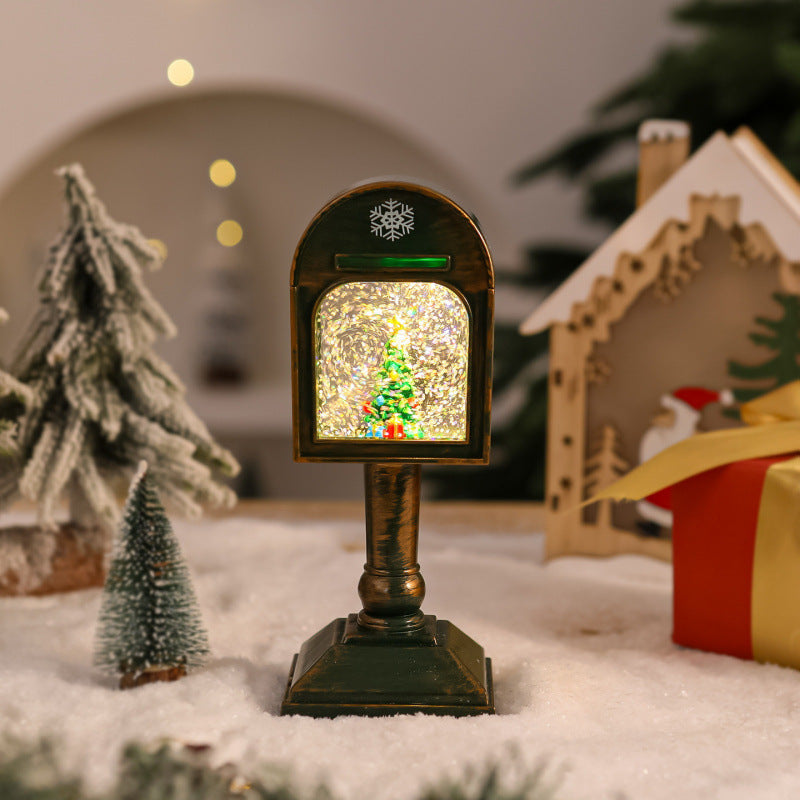 Nostalgic Christmas mailbox decoration Yeouu
