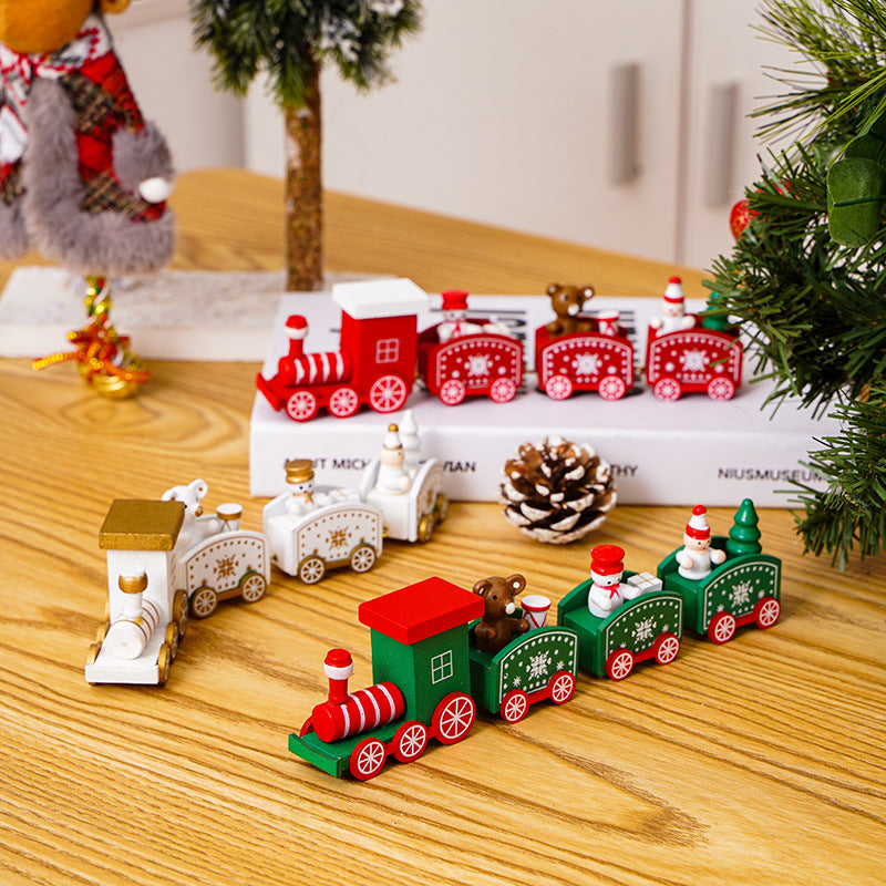 Decorative Christmas Train Set Yeouu
