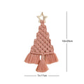 Festive Macrame Christmas Tree Ornament Yeouu