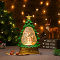 LED Christmas Tree Snow Globe Decoration Yeouu