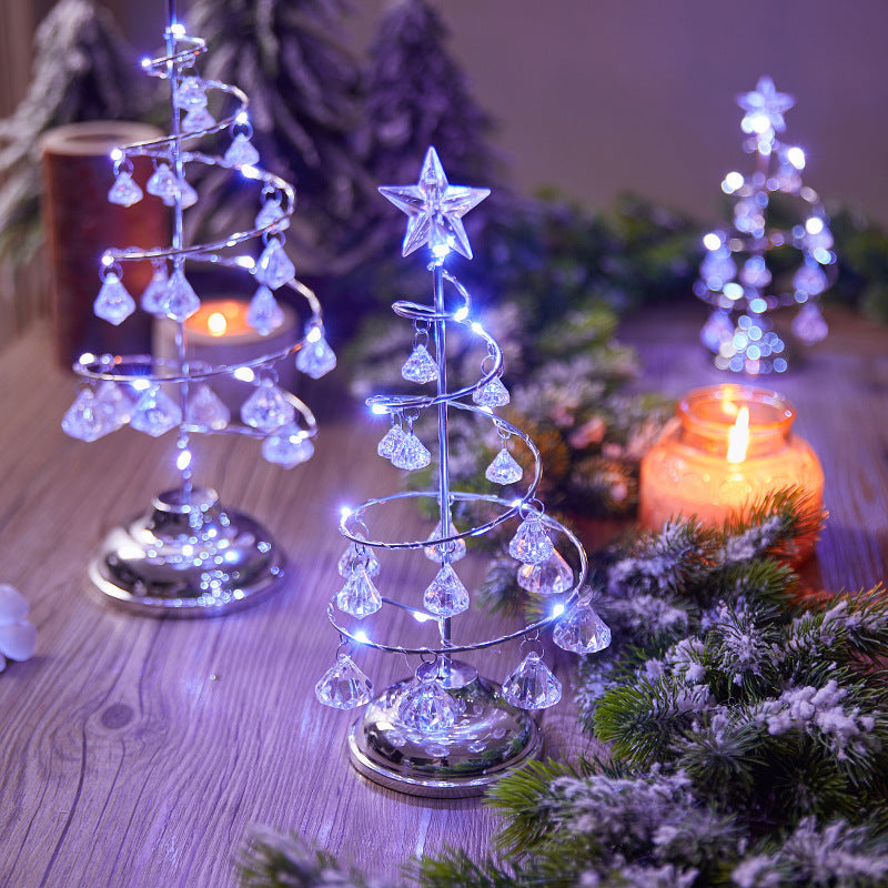 Decorative Miniature LED Christmas Tree Yeouu