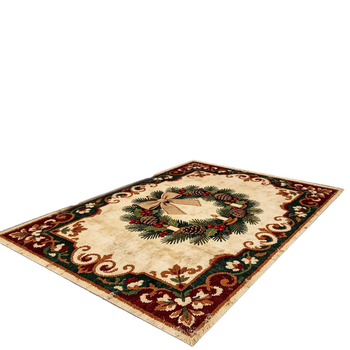 Christmas-Themed Decorative Area Rug Yeouu