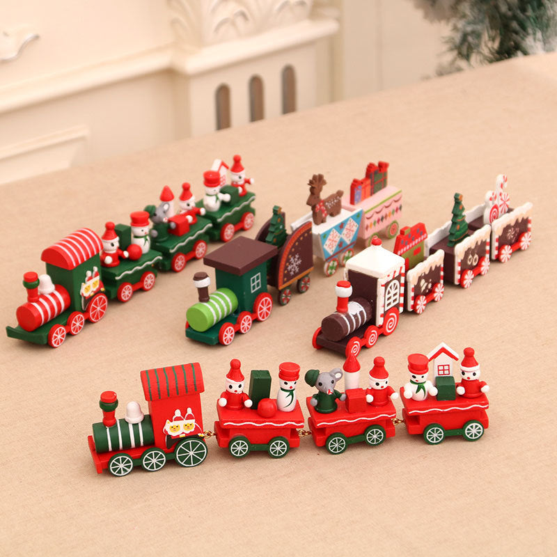 Decorative Christmas Train Ornament Yeouu