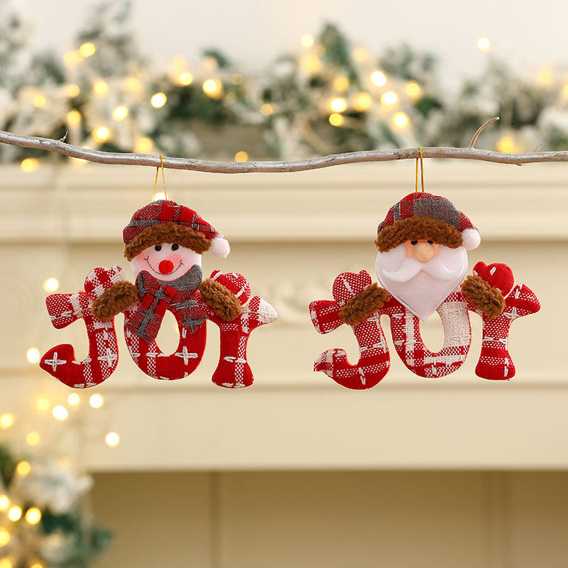 Christmas Themed Decorative Hanging Figurine Yeouu
