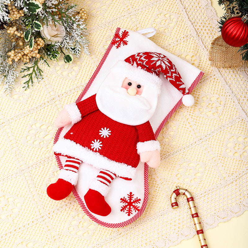 Festive Snowman Christmas Stocking Yeouu
