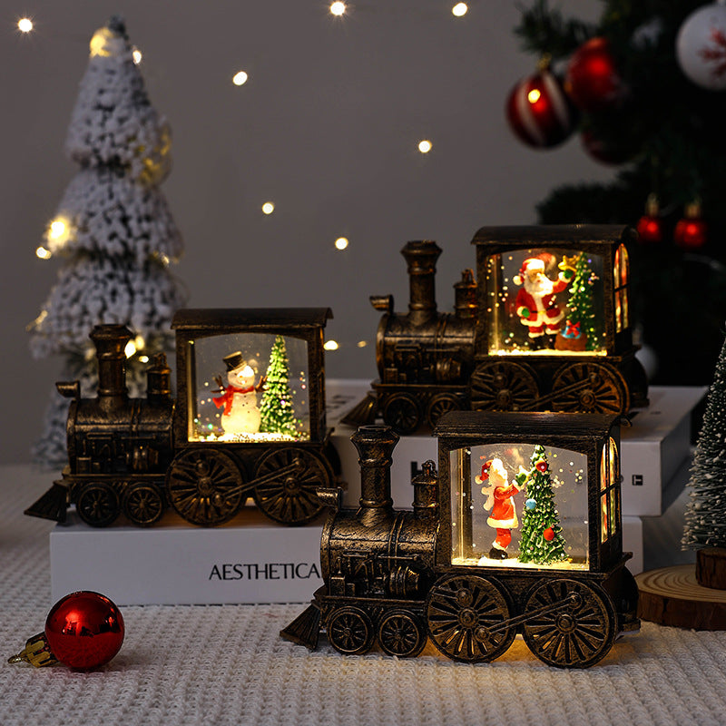 Decorative Snowball Locomotive Yeouu