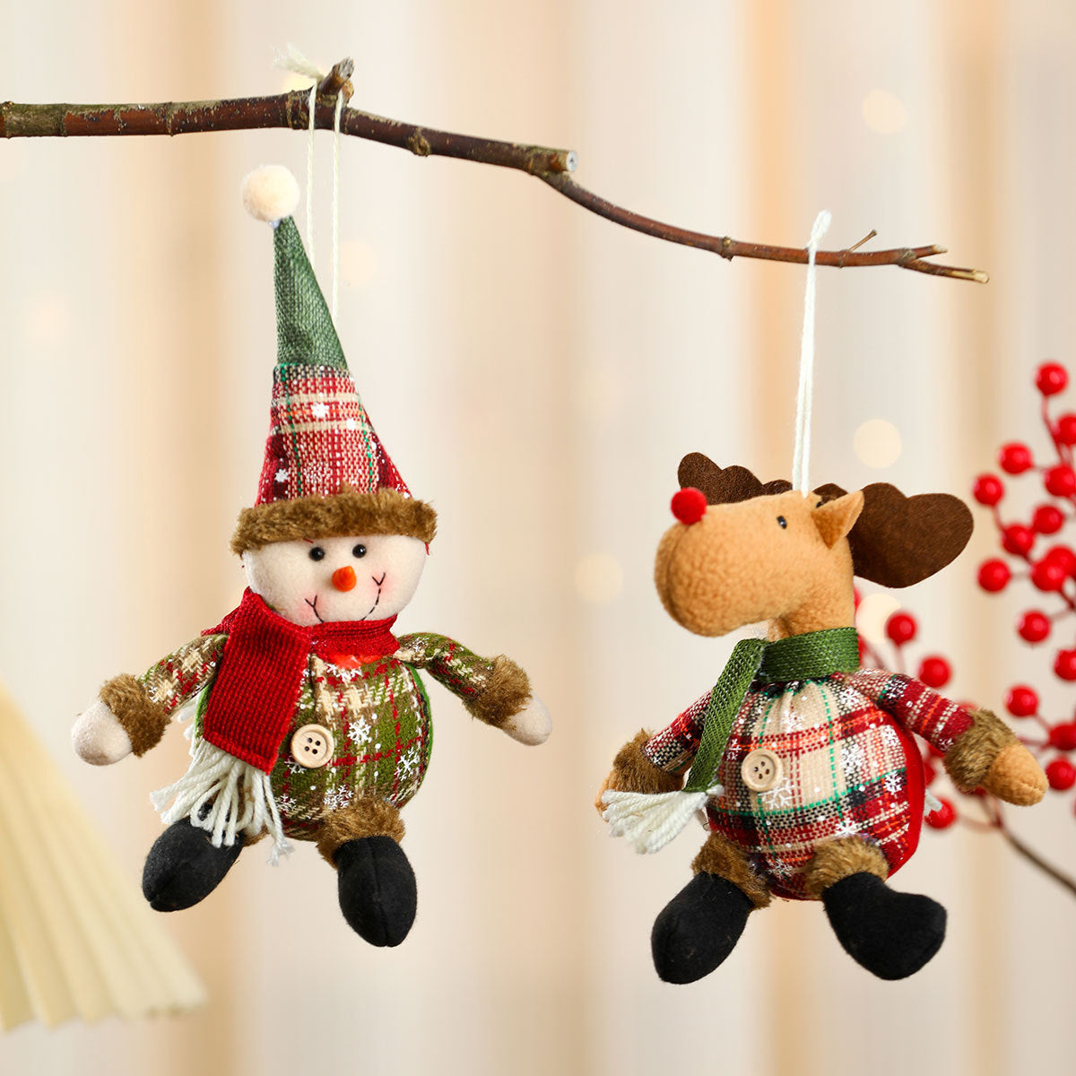 Decorative Santa Hanging Ornament Yeouu