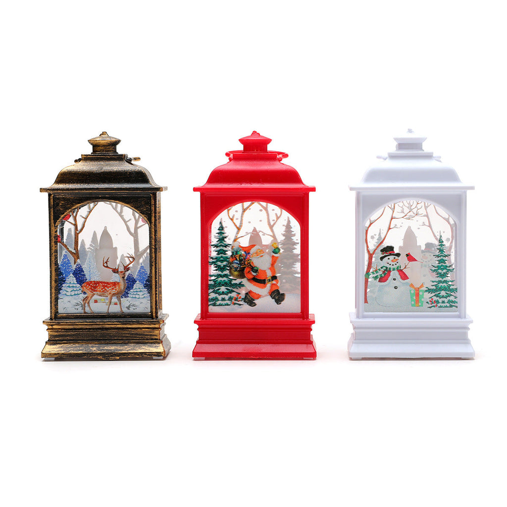 LED Illuminated Christmas Lantern Yeouu