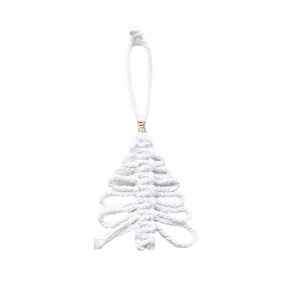 Macrame Christmas Tree Ornament Yeouu