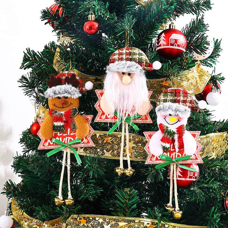 Cute snowman Christmas tree ornament Yeouu
