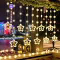 Christmas decorative light stars with snowflakes Yeouu