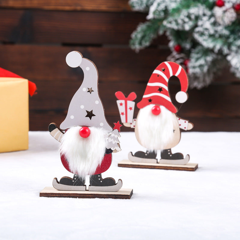 Decorative Christmas gnome with LED lighting Yeouu