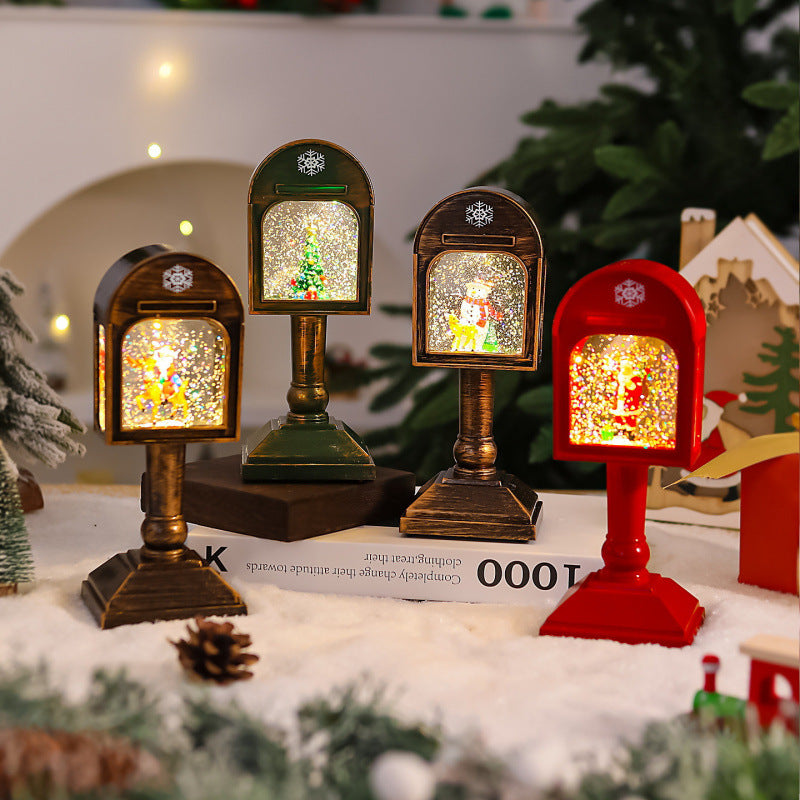 Nostalgic Christmas mailbox decoration Yeouu
