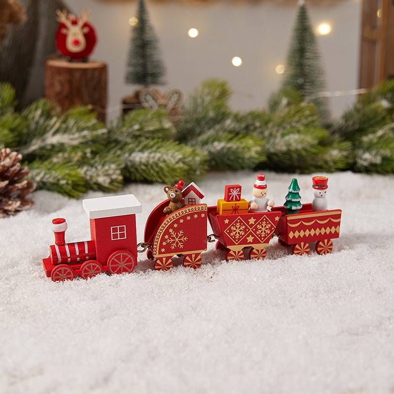 Decorative Christmas Train Set Yeouu