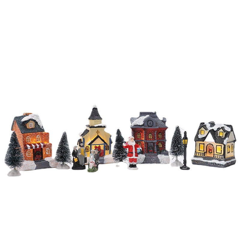 Christmas Village Decoration Set Yeouu