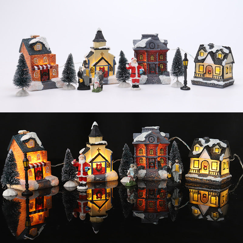 Christmas Village Decoration Set Yeouu