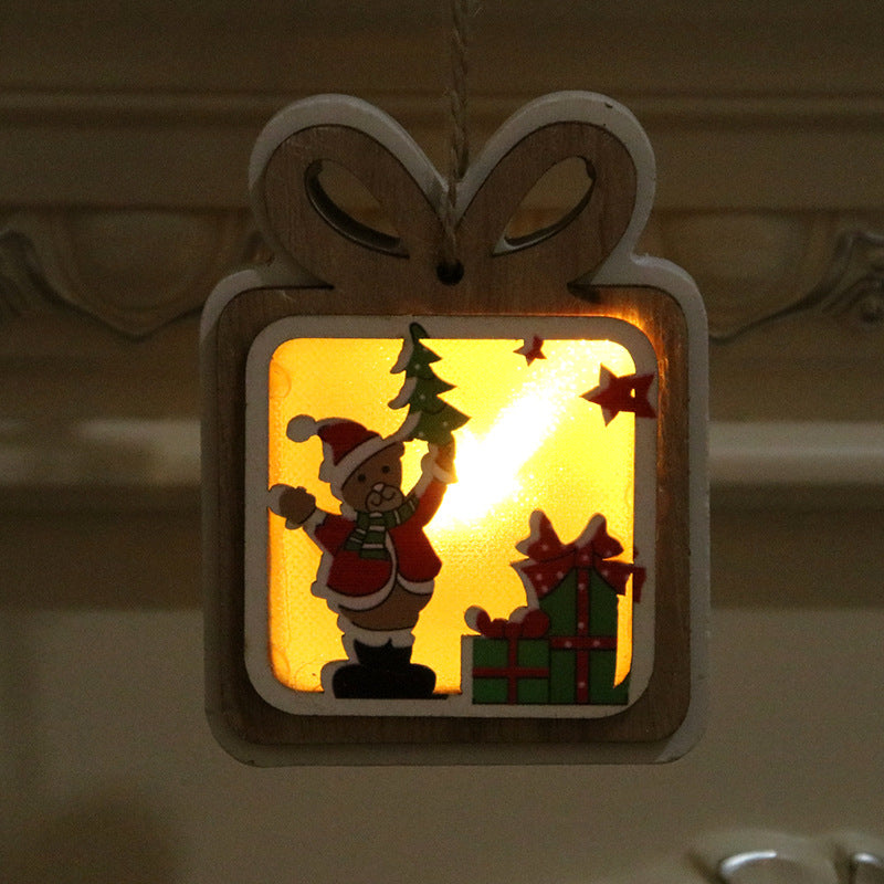 Decorative LED Christmas Scene Lantern Yeouu