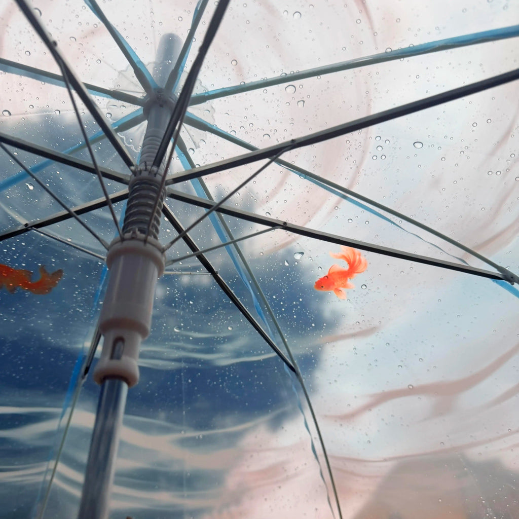Ocean Window Goldfish Scenic Umbrella