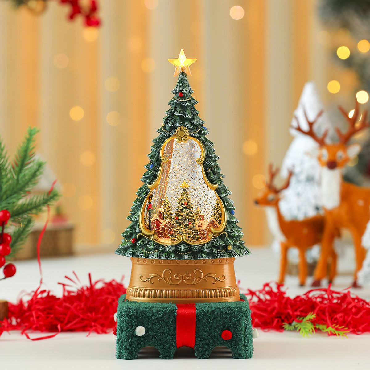 Illuminated Christmas Tree Decoration Yeouu