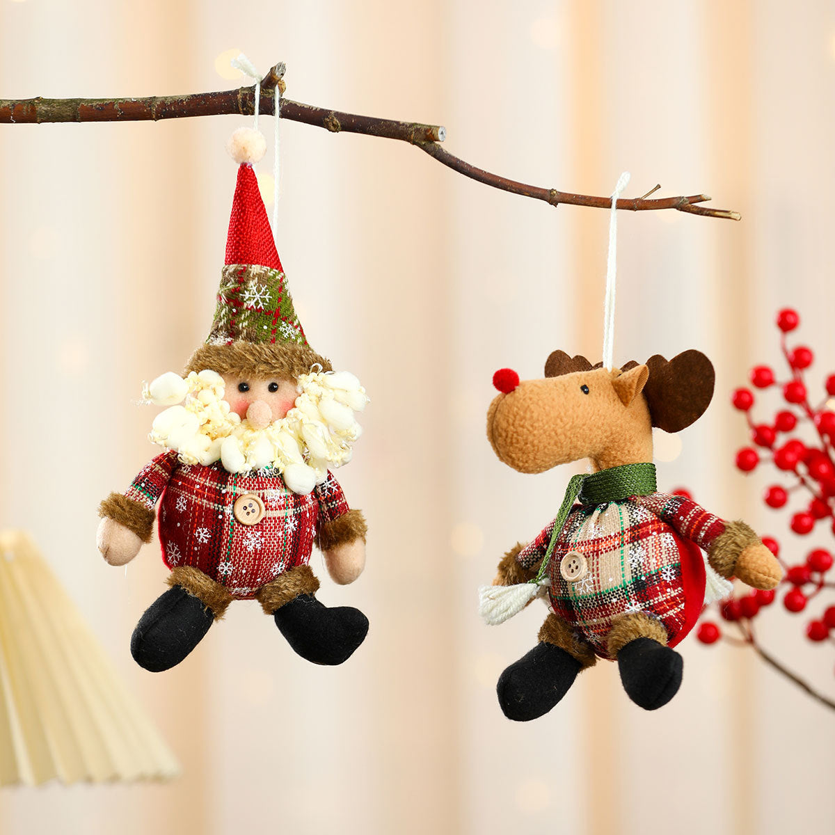 Decorative Santa Hanging Ornament Yeouu