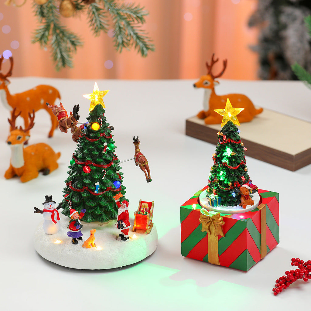 Decorative Christmas Tree Music Box Yeouu