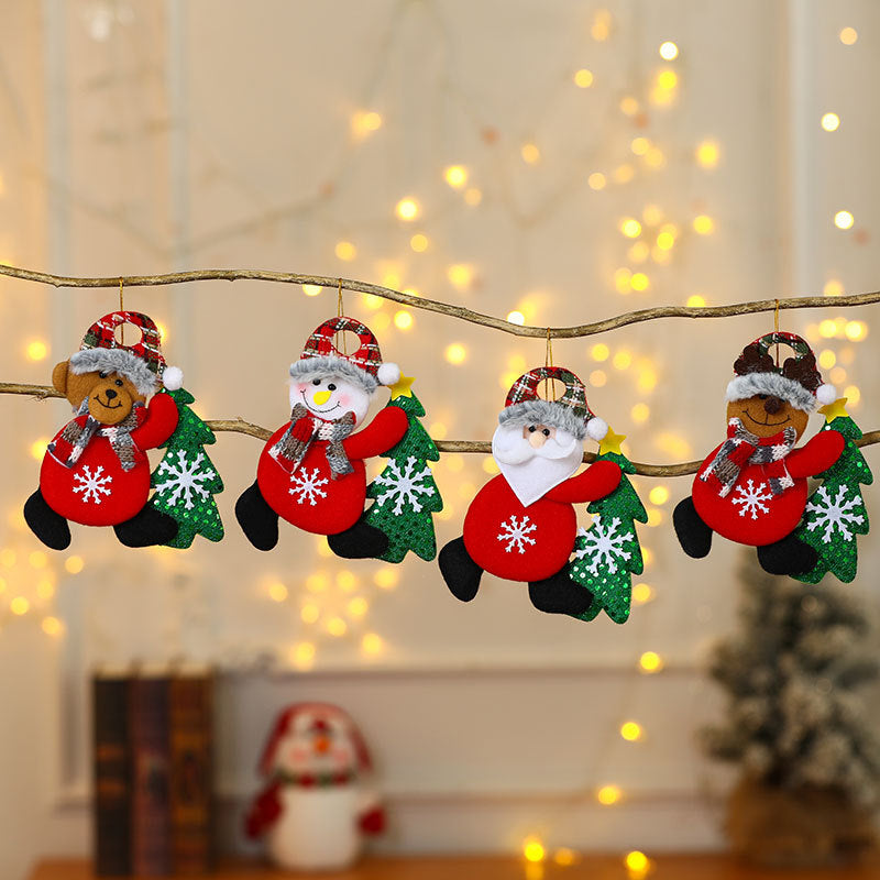 Decorative Santa Ornament Yeouu
