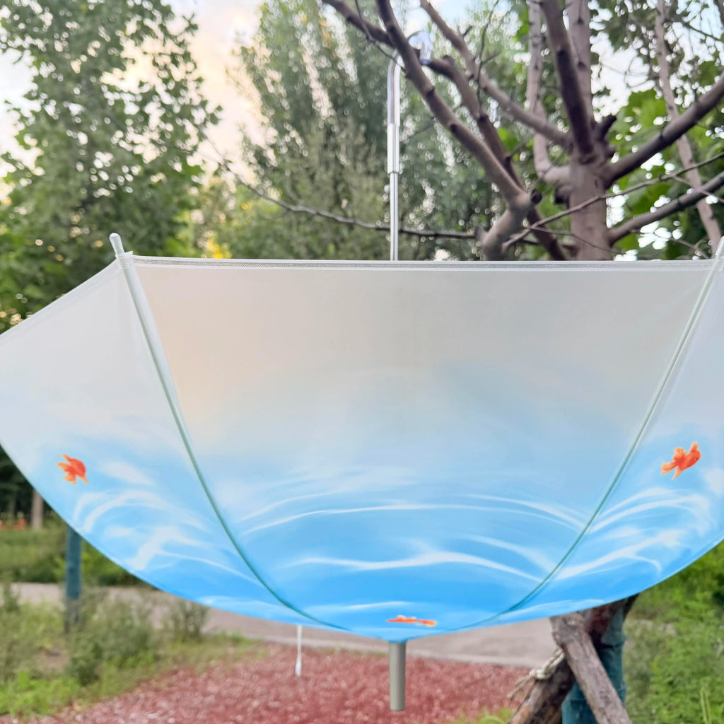 Ocean Window Goldfish Scenic Umbrella
