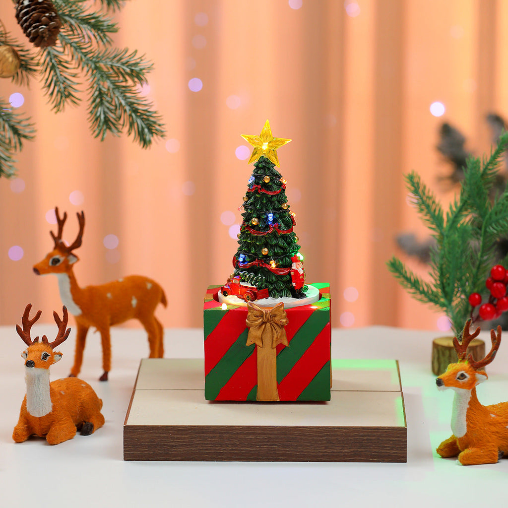 Decorative Christmas Tree Music Box Yeouu