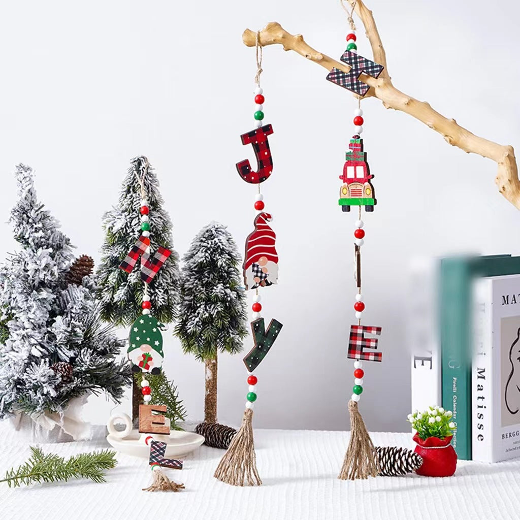 Decorative Christmas ornaments with Santa Claus motif Yeouu